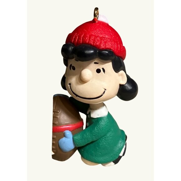 Hallmark Keepsake Ornament The Peanuts Gang Lucy With Football 1994 Collectors S - Picture 12 of 12